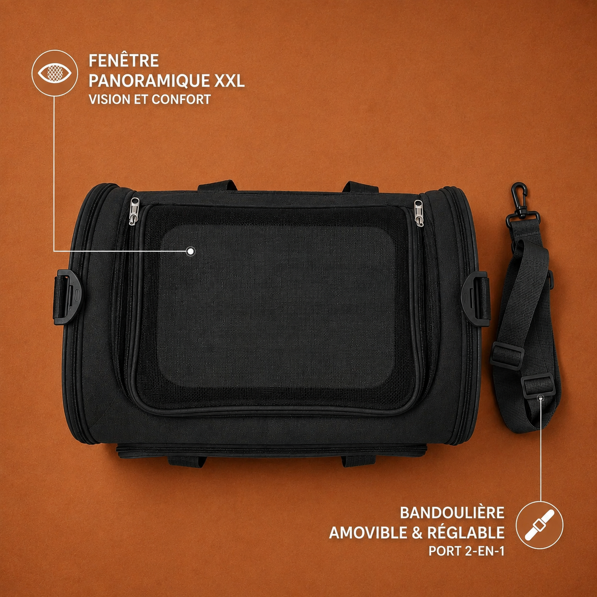Sac de transport chat