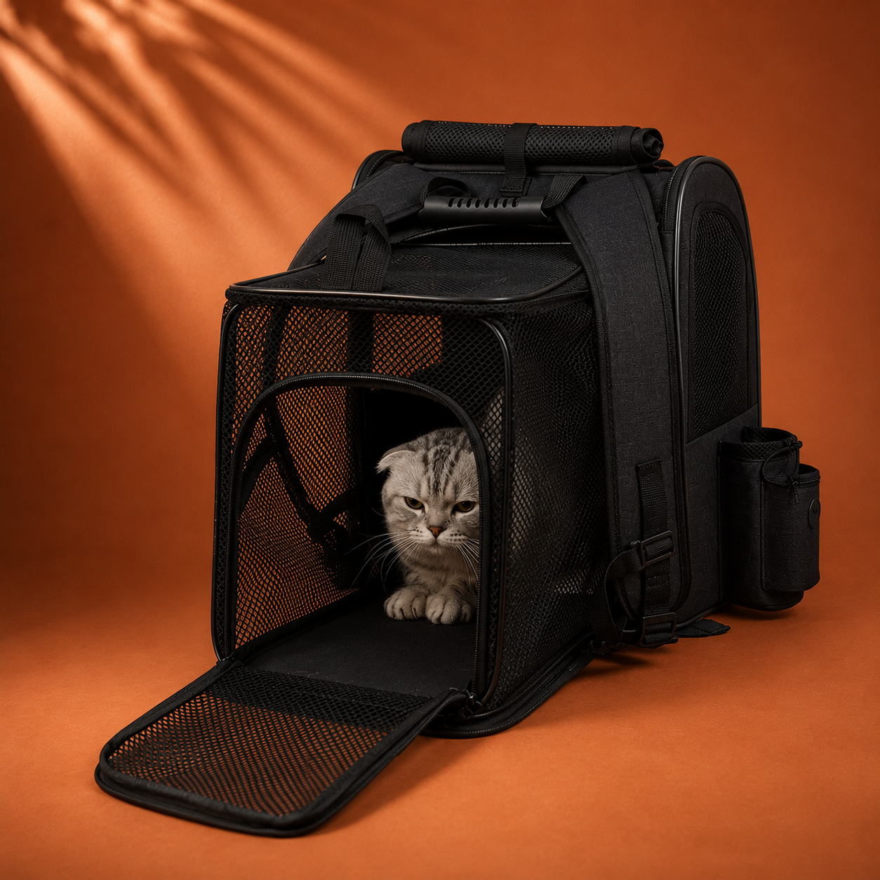 Sac à dos transport chat