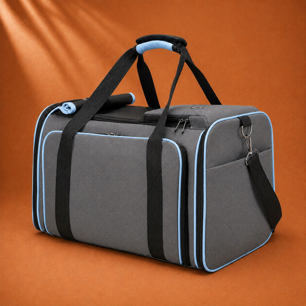 Sac de transport chat extensible