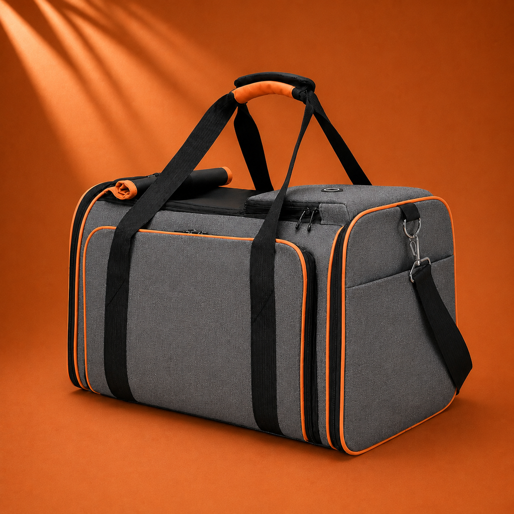 Sac de transport chat extensible