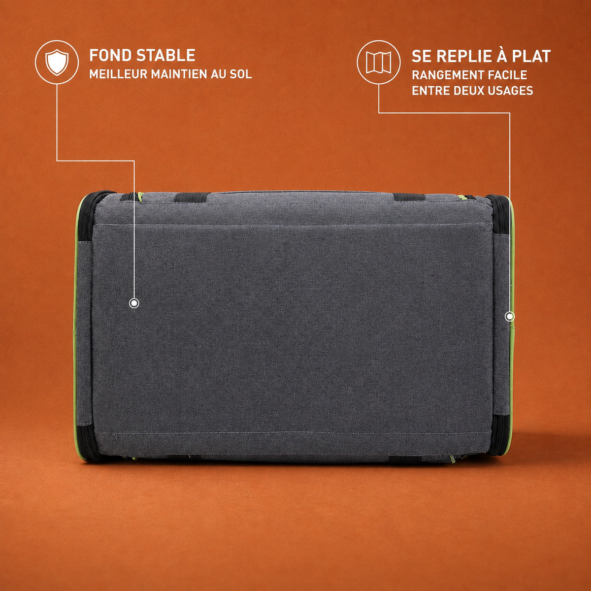 Sac de transport chat extensible