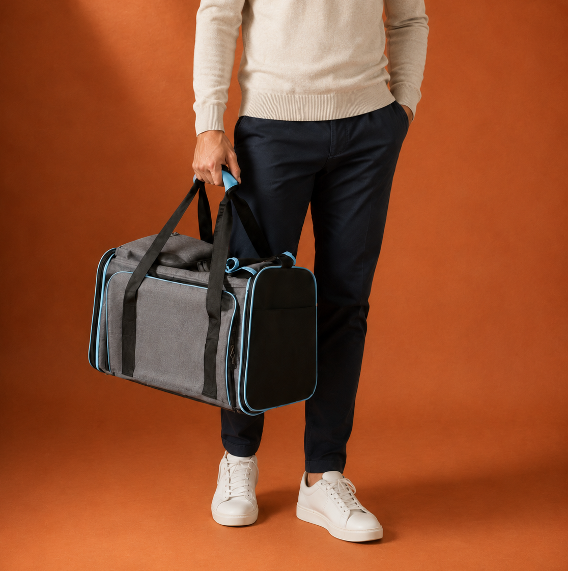 Sac de transport chat extensible